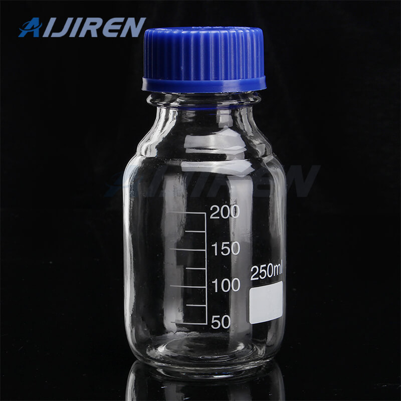 Vial de espacio de cabeza de 20 ml, almacenamiento de muestras de laboratorio, botella de vidrio de borosilicato de reactivo de vidrio de 100 ml con tapón de rosca