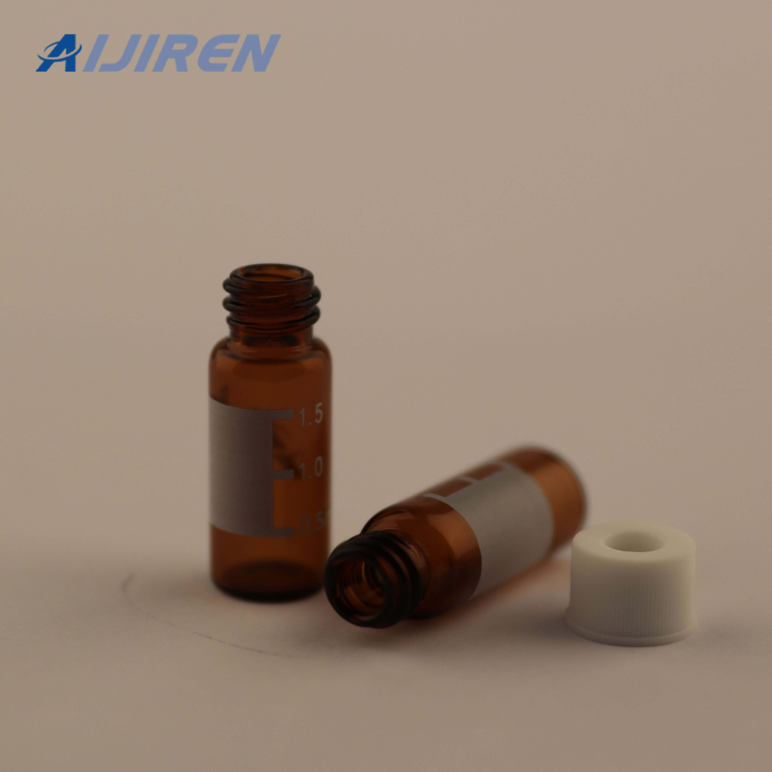 9mm Amber Glass Screw Top Vials for Agilent