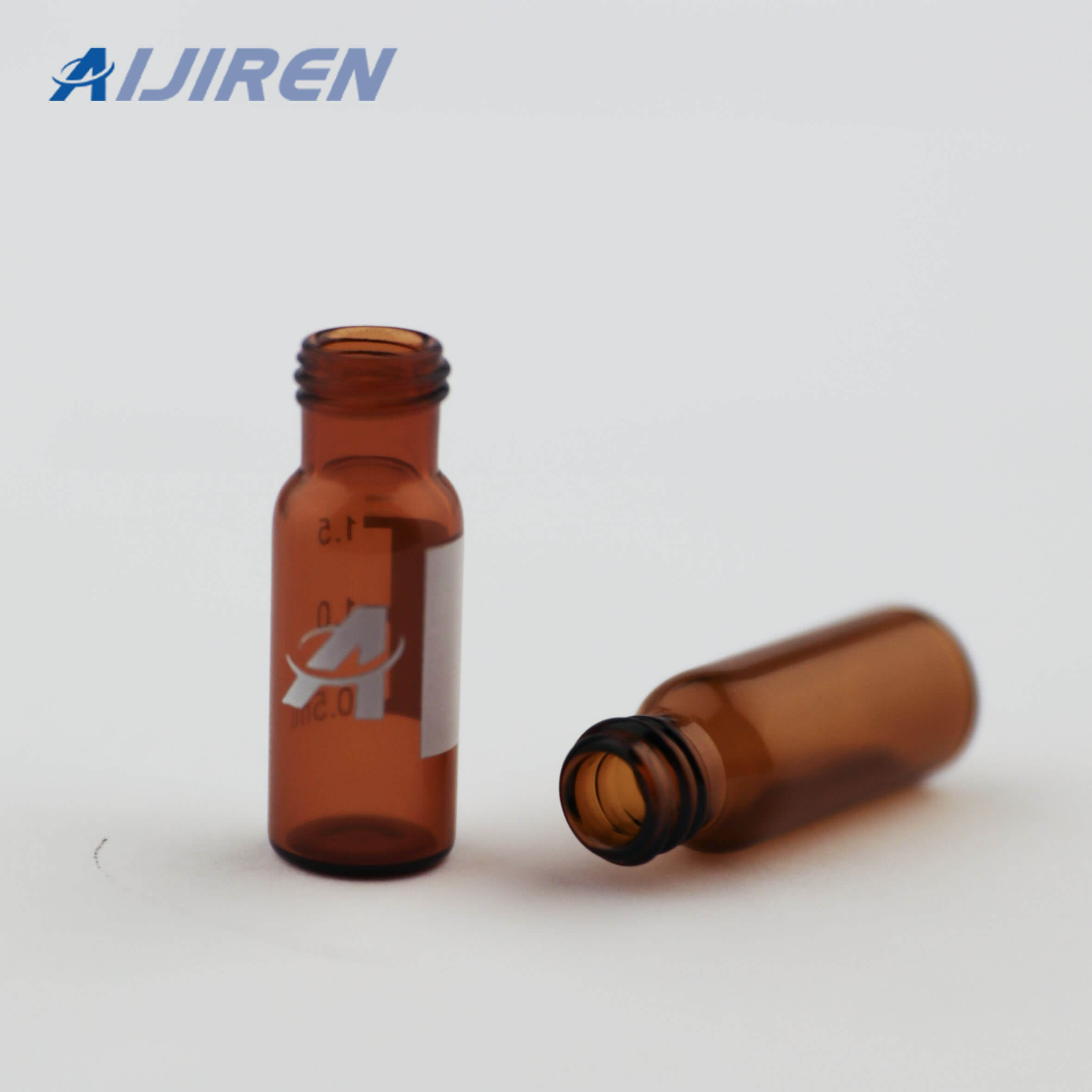 Aijiren 9mm HPLC Vial in Amber Glass for THERMO FISHER