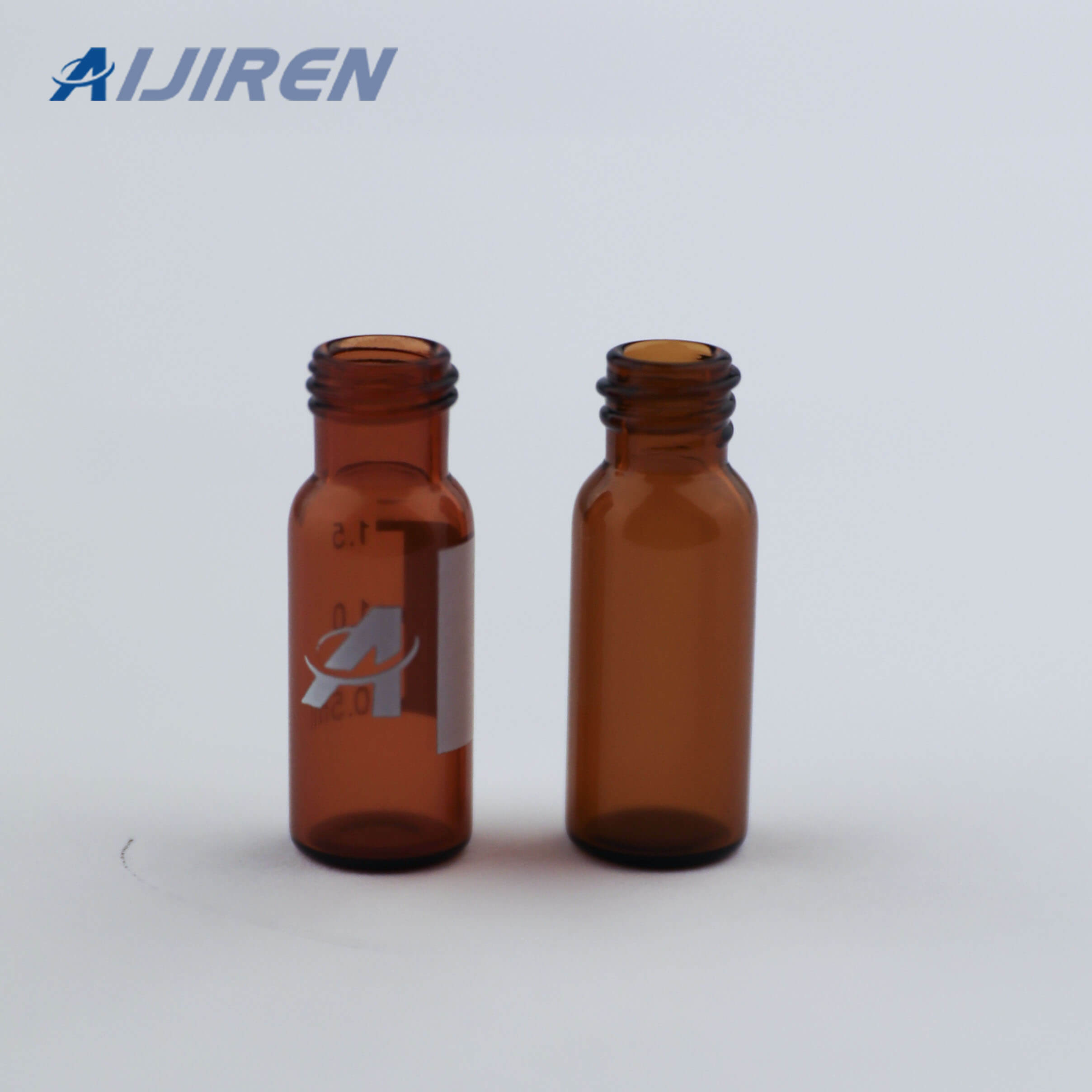 9mm Amber Glass HPLC Vial with Label Area for THERMO FISHER
