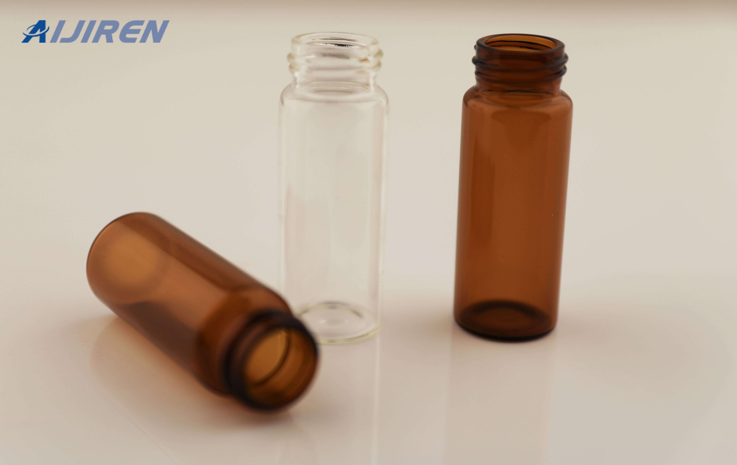 Amber and Clear Screw Sample Storage Vials