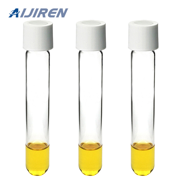 20-ml-Headspace-Fläschchen, 12-ml-schwarzer PP-Schraubverschluss mit Flachbodenrohr