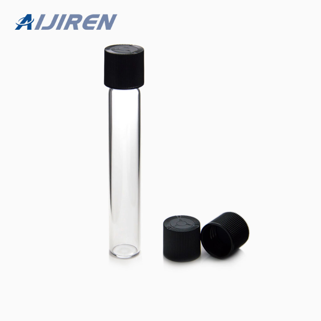 12ml Black Screw PP Cap with Flat Bottom Tube