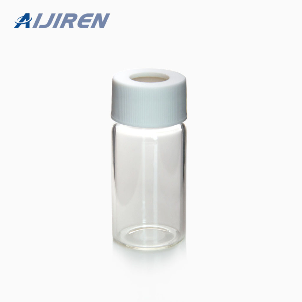 Vial con espacio de cabeza de 20 ml Viales de almacenamiento de vidrio ámbar o clase de 20-60 ml con tapa de PTFE