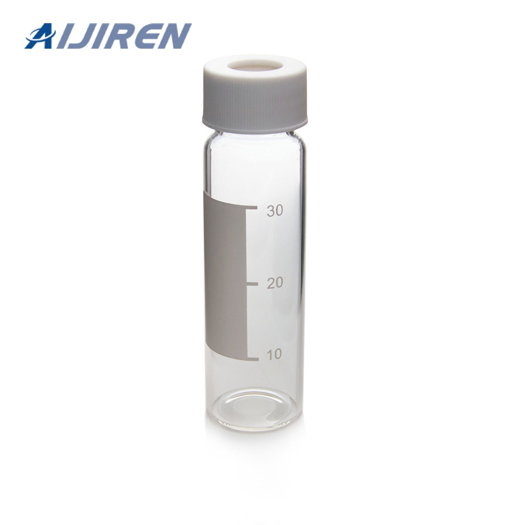 40ml Clear Glass Vial with Label Area