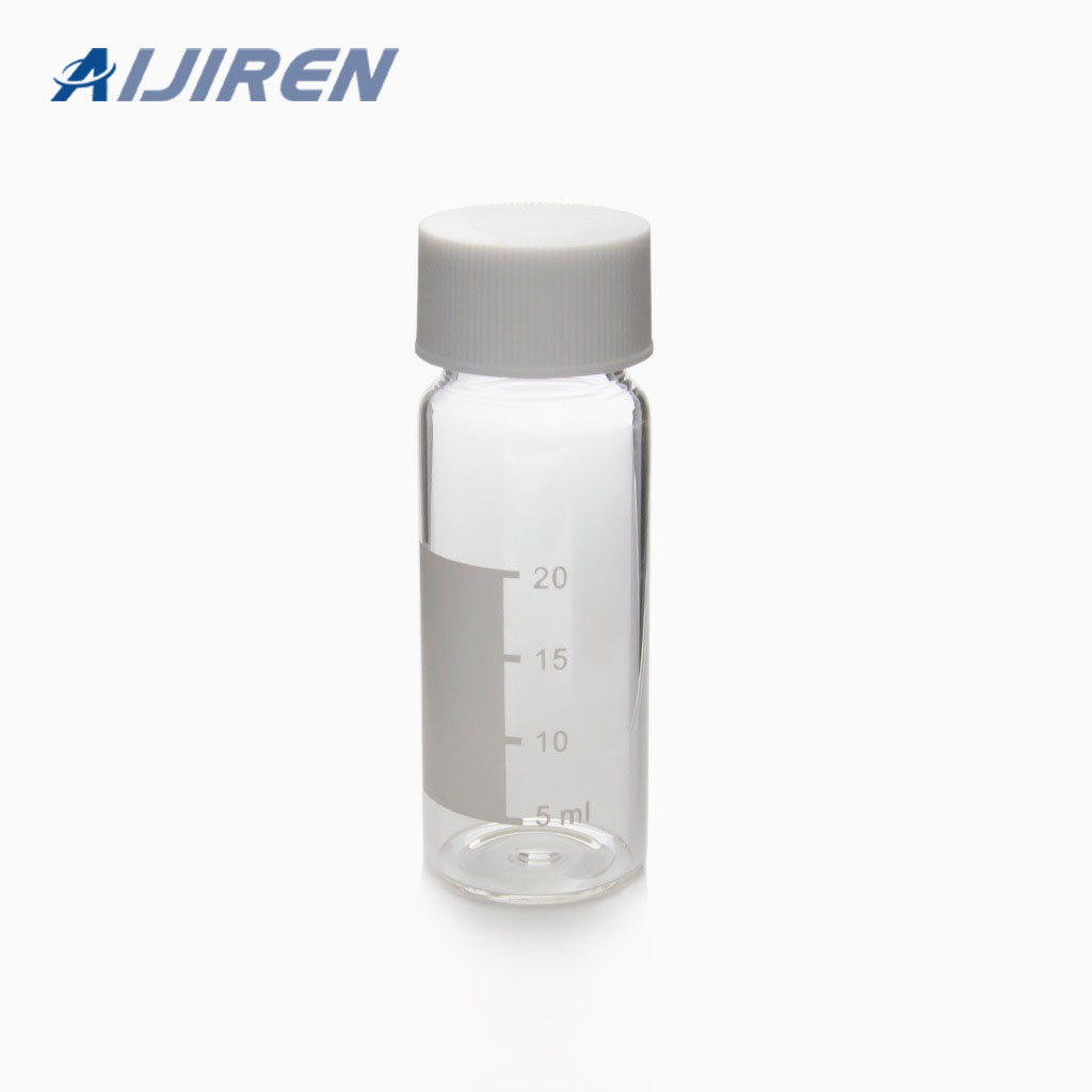 30ml Clear Glass Sample Storage Vial with Label Area