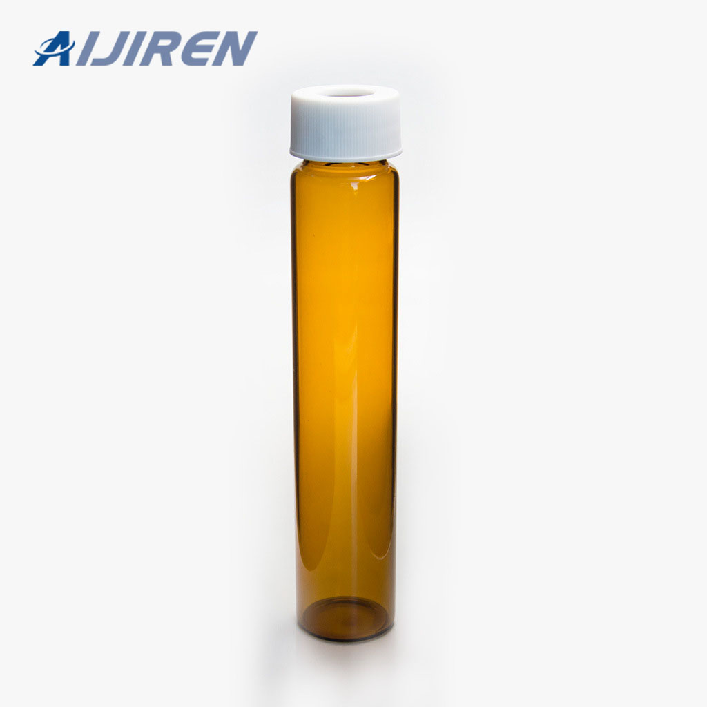 24mm 60ml Screw Neck Amber Glass Sample Storage Vial