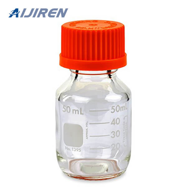 50ml Clear Glass Reagent Bottle with Lab Area