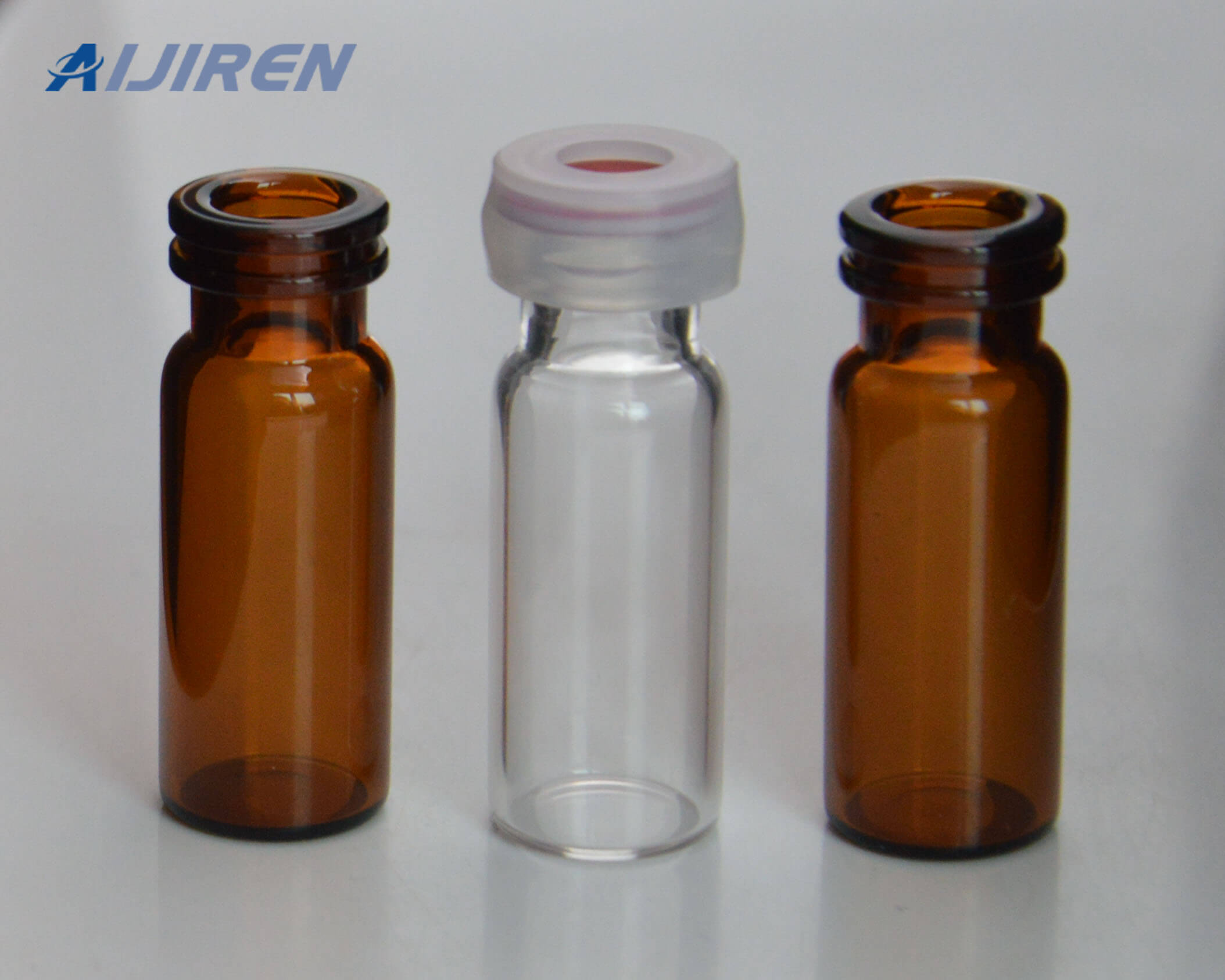 Vial con espacio de cabeza de 20 ml Vial HPLC Snap de 2 ml y 11 mm de Aijiren en stock