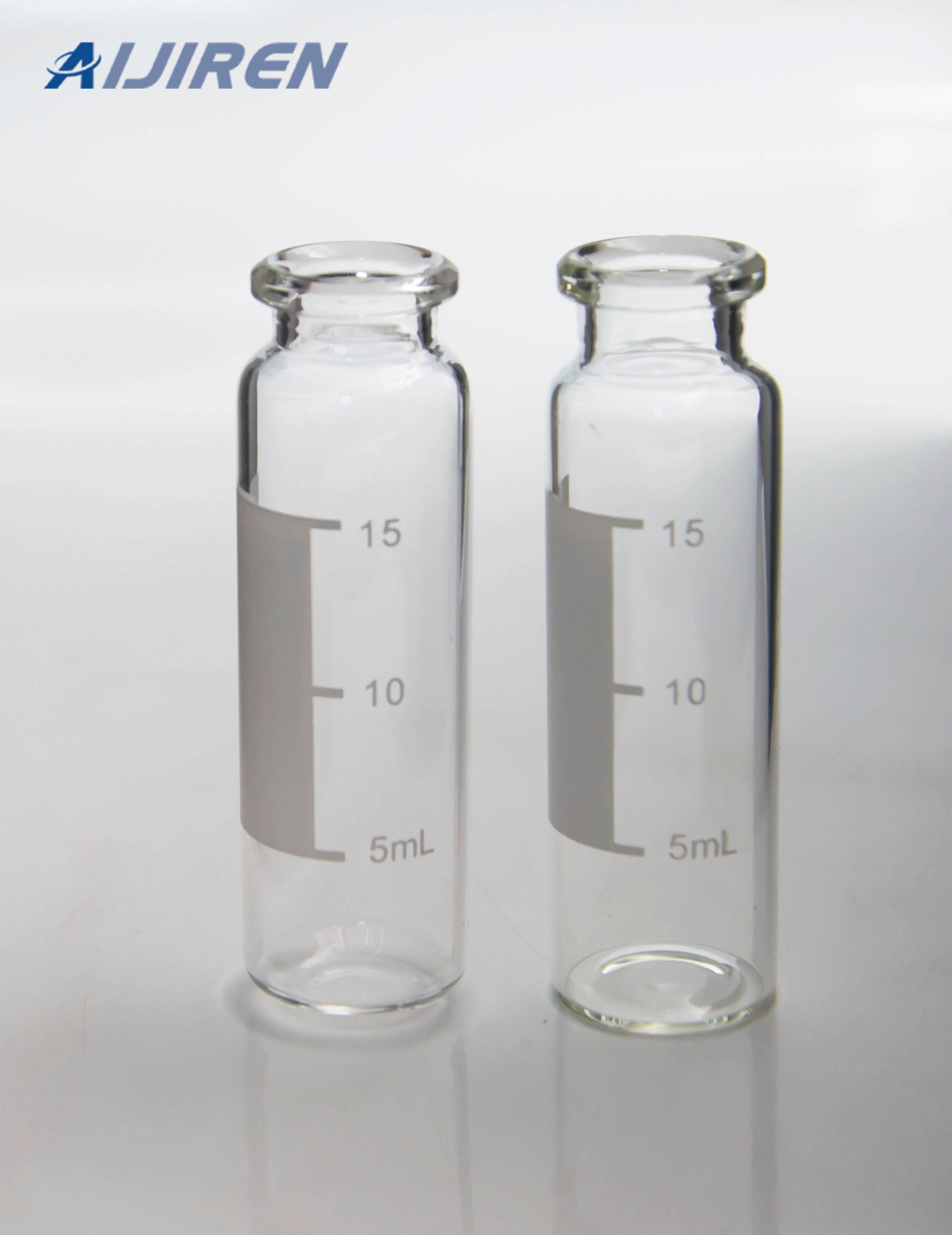 20ml headspace vial20ml Crimp Top Glass Vial with Label Area for Sale