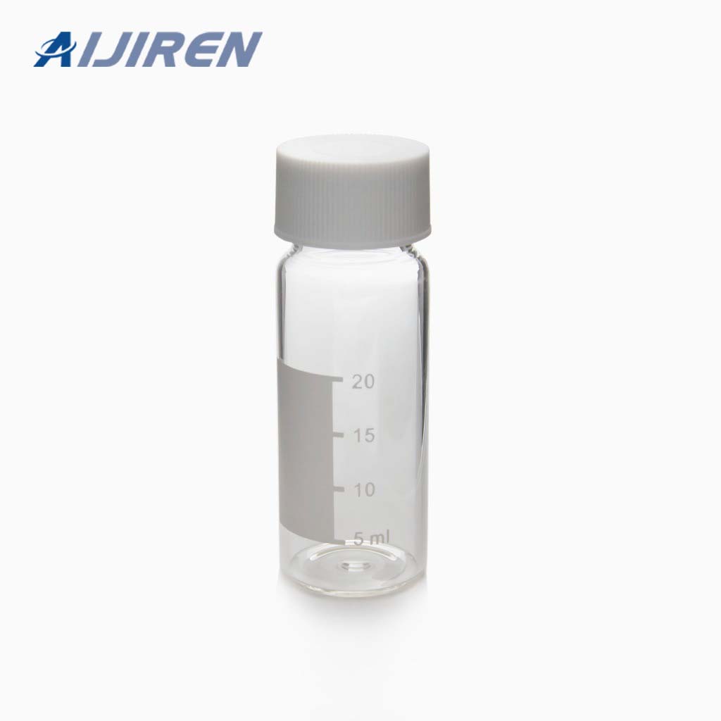 White Cap Screw Neck Sample Vial