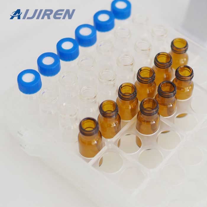 9mm Screw Thread Amber Vial with Closures