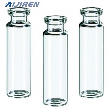 Frascos de vidro de borosilicato para gás, 20ml, 20mm, crimp-top, headspace, para análise de cromatografia gasosa de laboratório