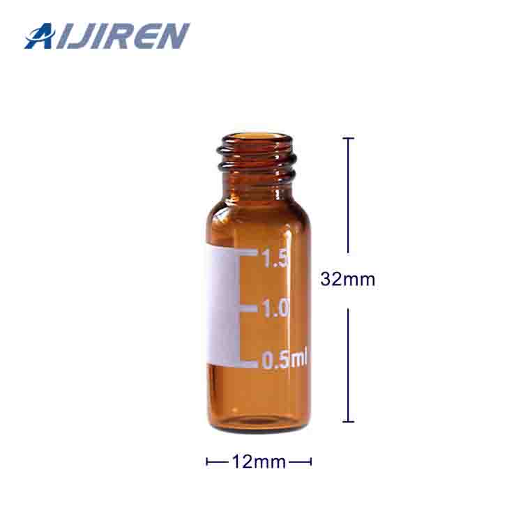 Vial de espacio de cabeza de 20 ml Vial de vidrio ámbar de 12 * 32 mm