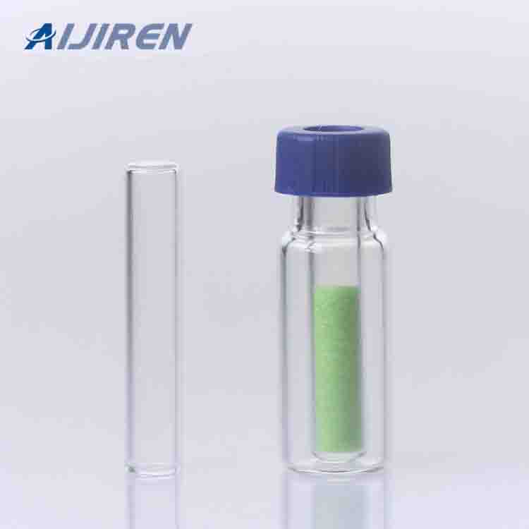 Vial con espacio de cabeza de 20 ml Microvial de vidrio transparente de 9 mm y 0,3 ml con inserto a la venta