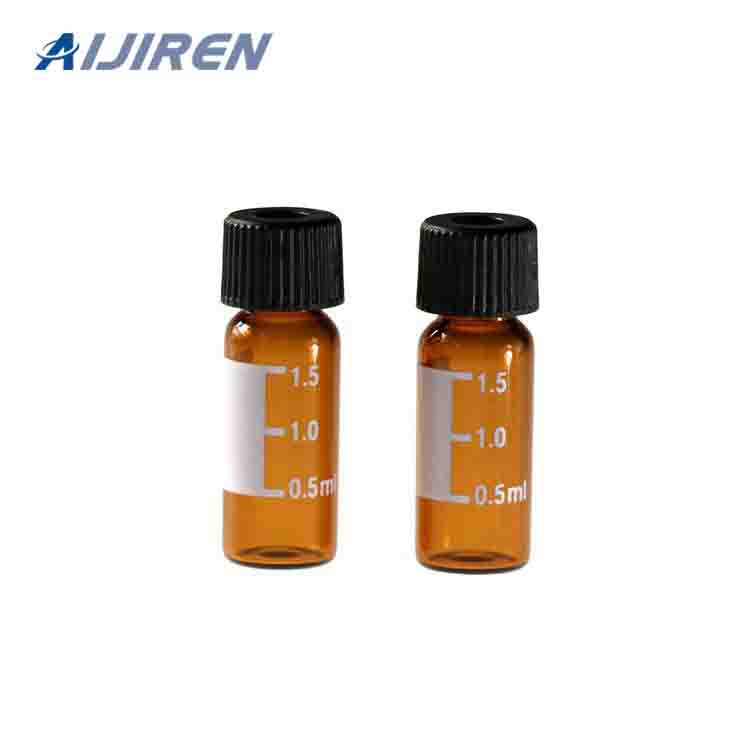 Vial de espacio de cabeza de 20 ml Embalaje del kit de tapa de vial de HPLC con rosca transparente o ámbar de 2 ml 10-425 para análisis de laboratorio