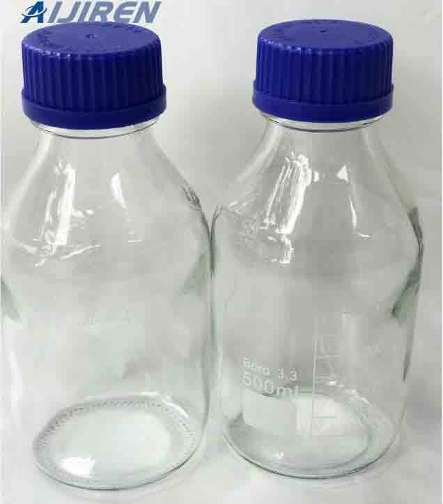 Clear Glass Reagent Bottle