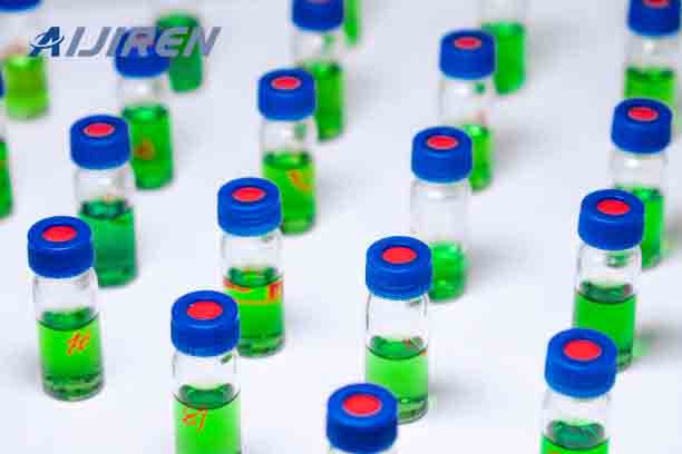 20 ml headspace-flaconPlastic hplc-flacons, 9 mm schroefhals met doppen