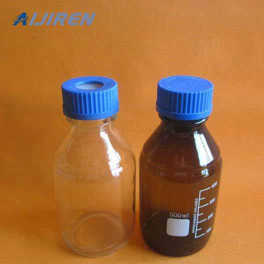 Fornecedor de frasco de reagente de vidro de laboratório GL45 50ml 100ml 500ml 1000ml