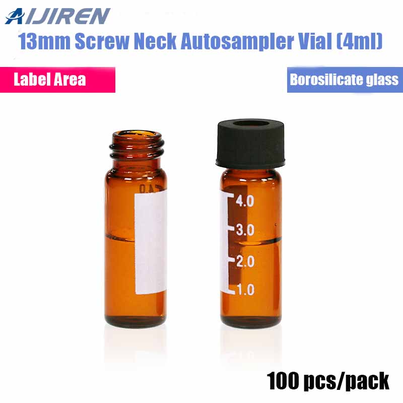 Viales de HPLC de tornillo 13-425 de 4 ml para Agilent