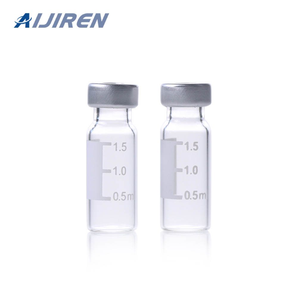 Vial con espacio de cabeza de 20 ml. Viales para encapsular de vidrio transparente de 2 ml, cuello para encapsular de 11 mm.