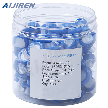 20ml headspace vial13mm 0.22 MCE Syringe Filter