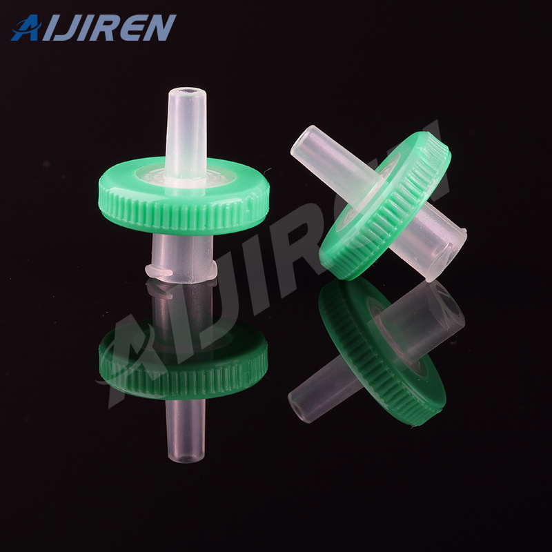 20ml headspace vialGreen 13mm PES Syringe Filter