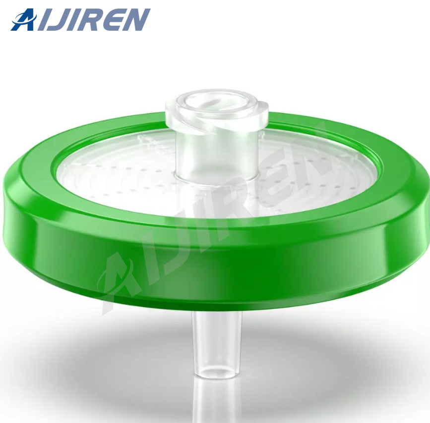 20ml headspace vial25mm Green Nylon Syringe Filter