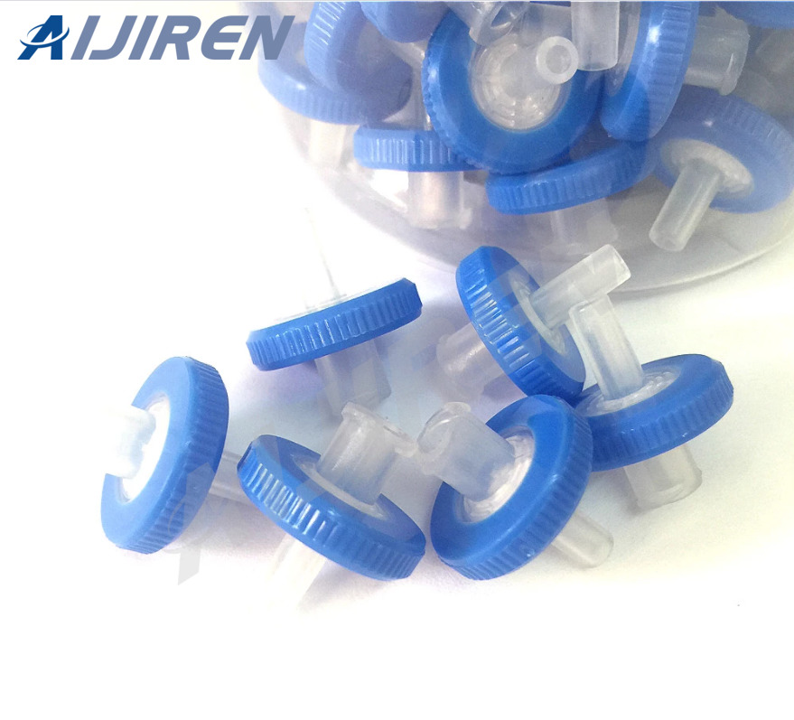 20ml headspace vial13mm Blue PVDF Syringe Filter