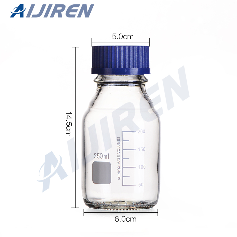 Flacone per spazio di testa da 20 ml Flacone di reagente da 250 ml per analisi HPLC