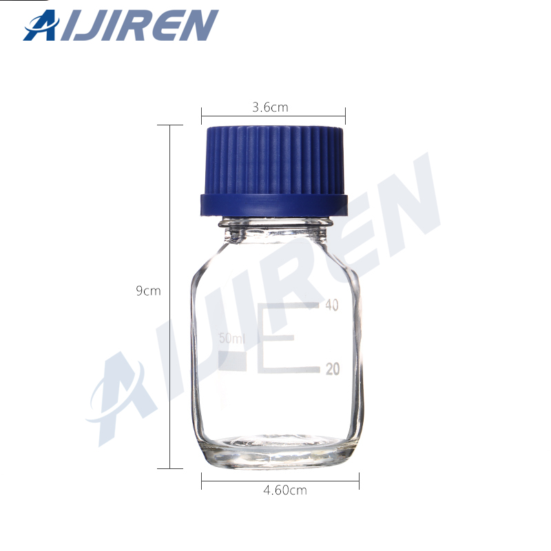 Vial de espacio de cabeza de 20 mlBotella de reactivo de vidrio transparente de 1000 ml