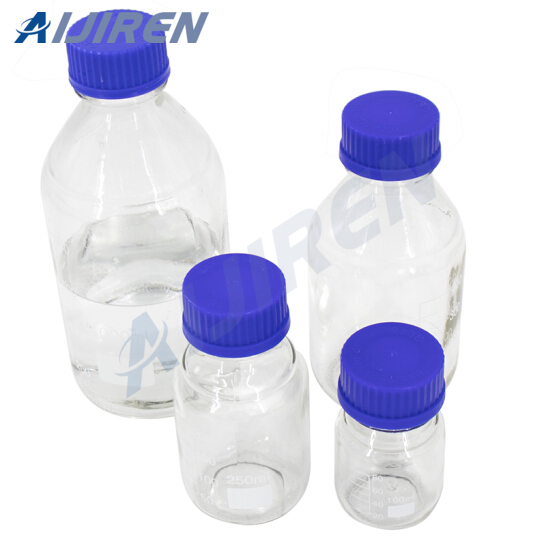 Blue Cap Clear Reagent Bottle