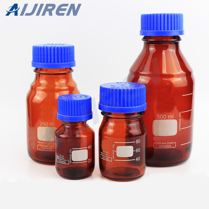 Amber Glass Wide Mouth Reagent Bottle