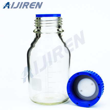 Blue Cap Wide Mouth Reagent Bottle