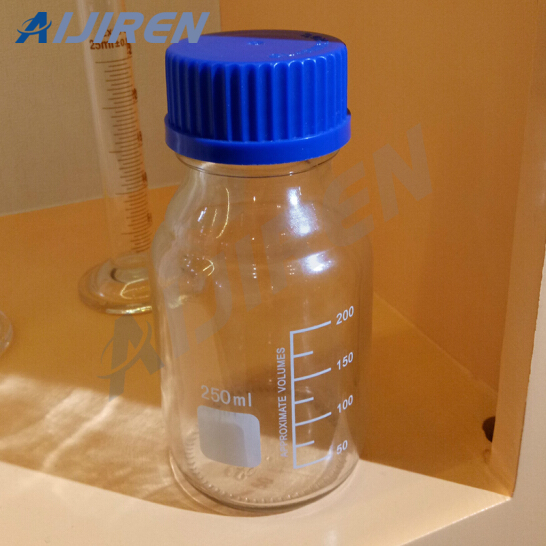 250Ml Clear Reagent Bottle With Blue Cap