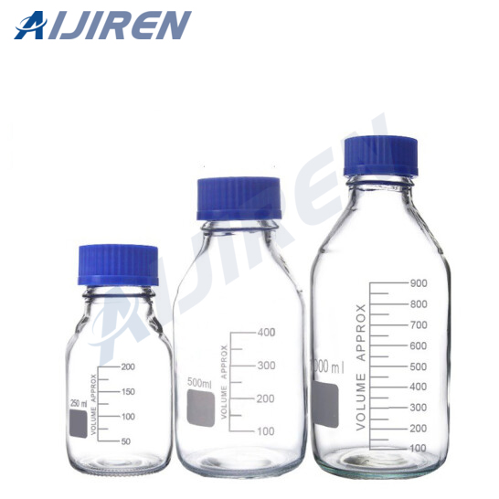 Gl45 Clear Reagent Bottle With Closures