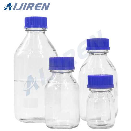 Clear Reagent Bottle With Gl45 Closures