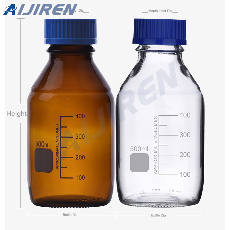 20-ml-Headspace-Fläschchen, Reagenzflasche mit bernsteinfarbenem und klarem blauen Verschluss