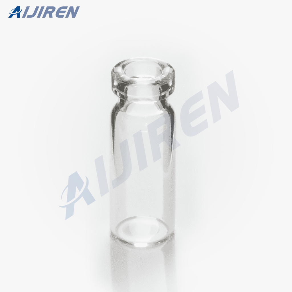 Vial de espacio de cabeza de 20 ml Septo de silicona blanco de PTFE rojo para viales de hplc de 11 mm