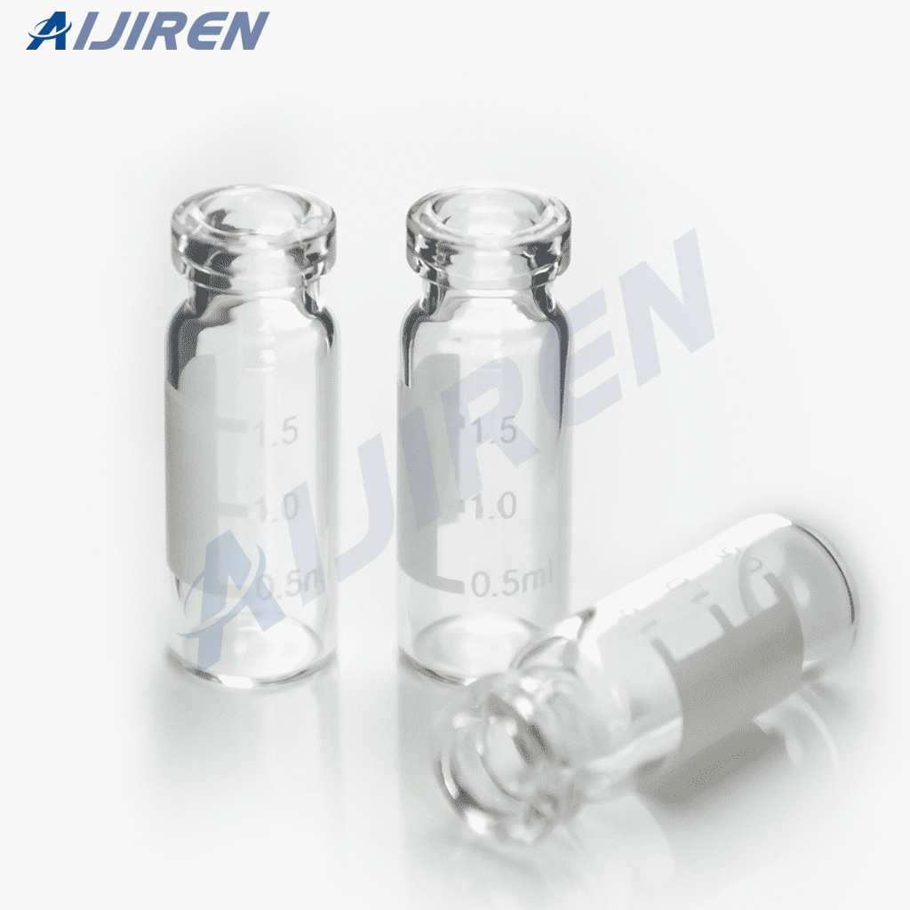 Flacon d'espace libre de 20 ml Flacons en verre ambré à anneau de sertissage de 11 mm pour THERMO FISHER