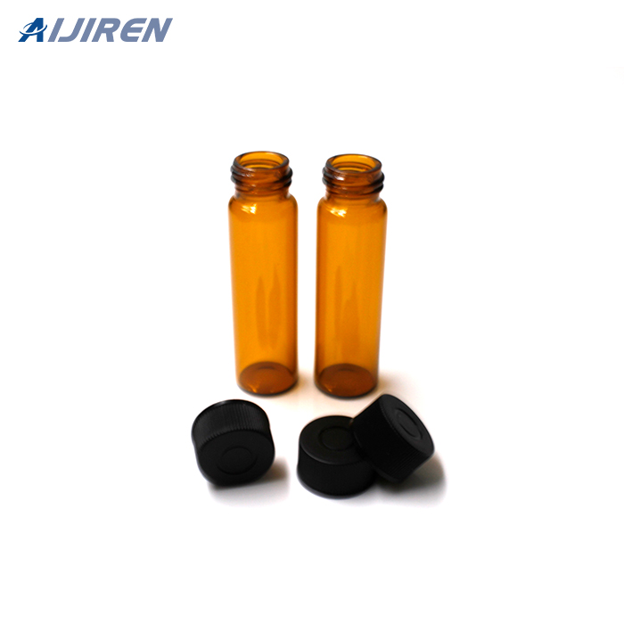 20ml headspace vial12ML amber sample storage vial with black solid cap