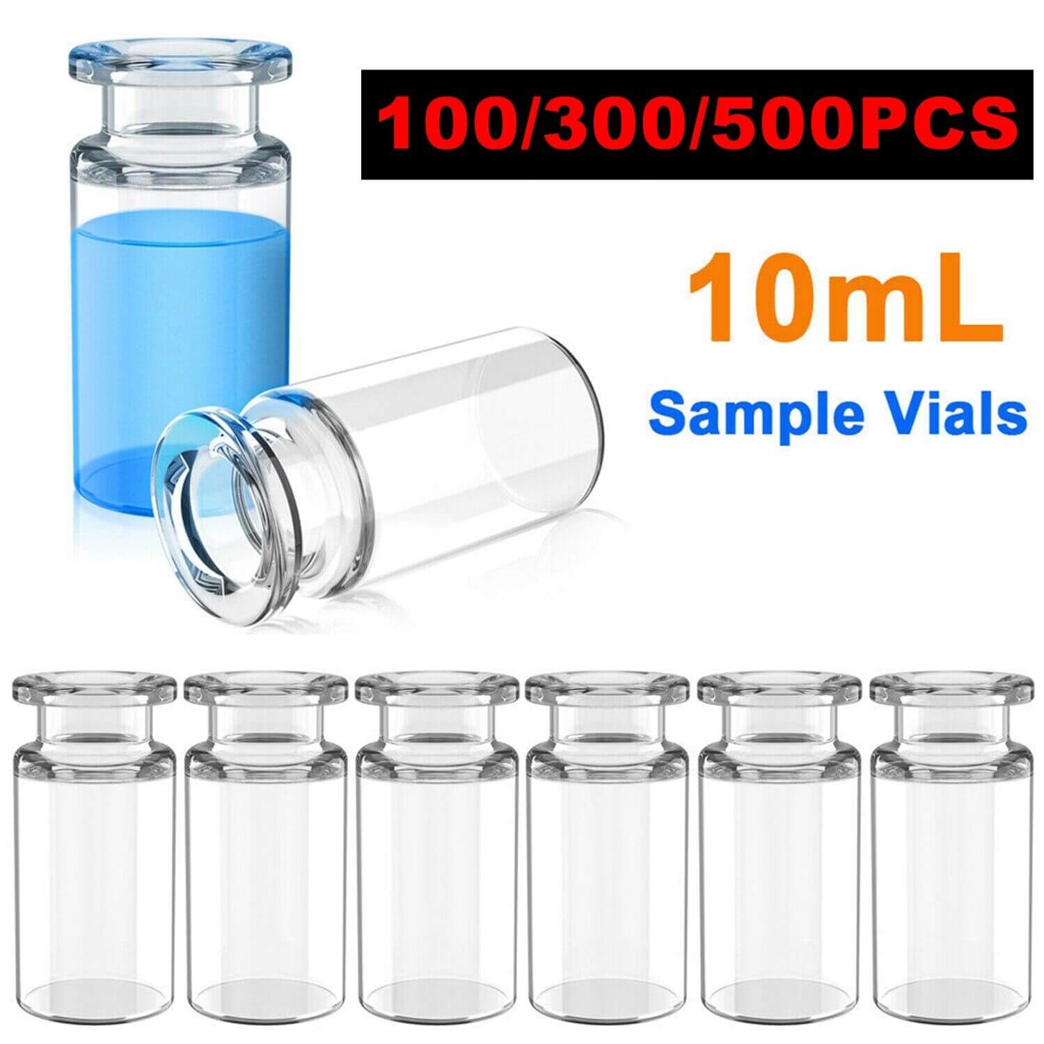 Vial de espacio de cabeza de 20 ml Vial de espacio de cabeza con rosca para PERKINELMER