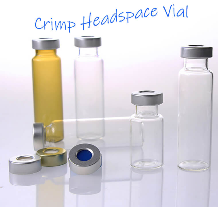 20ml headspace vial6-20mL 20mm Crimp-Top Headspace Vials