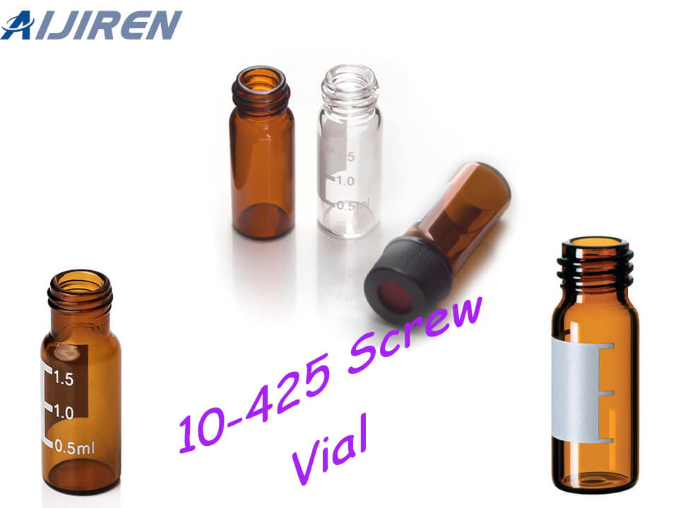 Vial con espacio de cabeza de 20 ml Vial con cuello de rosca 10-425 de 1,5 ml ND10