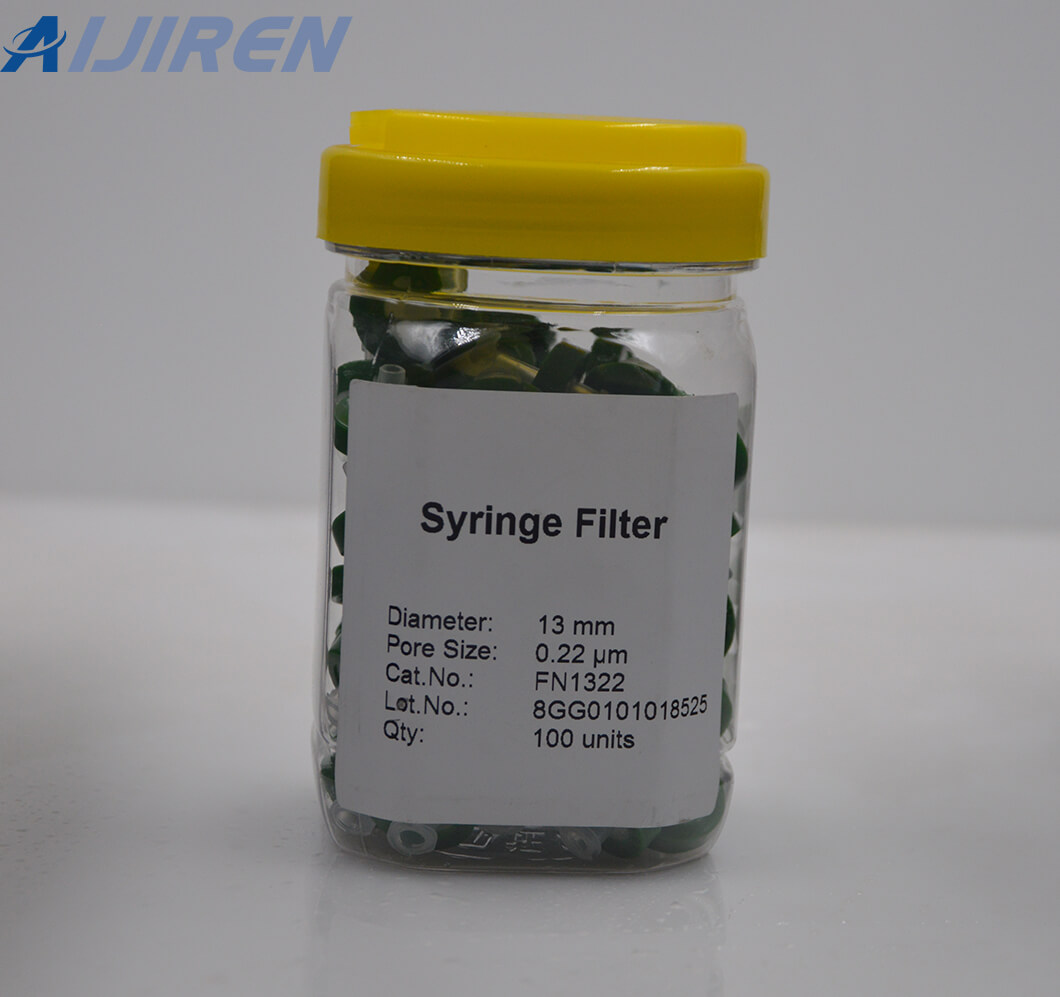 20ml headspace vial0.22μm Pore Syringe Filters for Sale