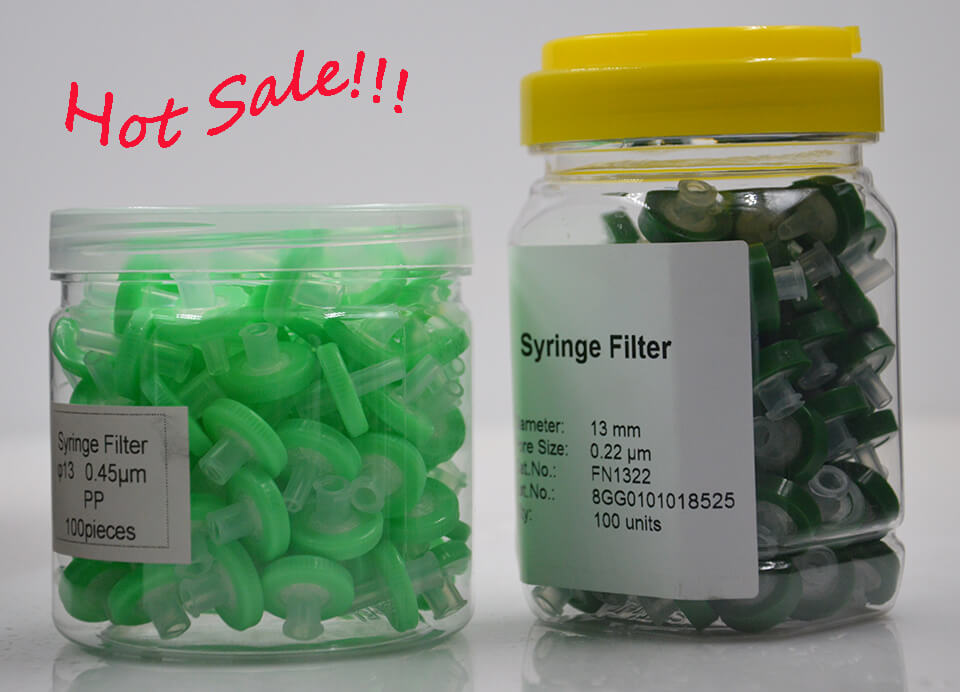 0.22μm Pore Syringe Filters for Sale