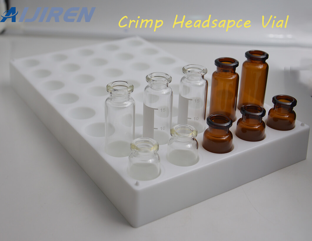 20 ml headspace-flacon20 mm 20 ml headspace-flacon met krimpsluiting