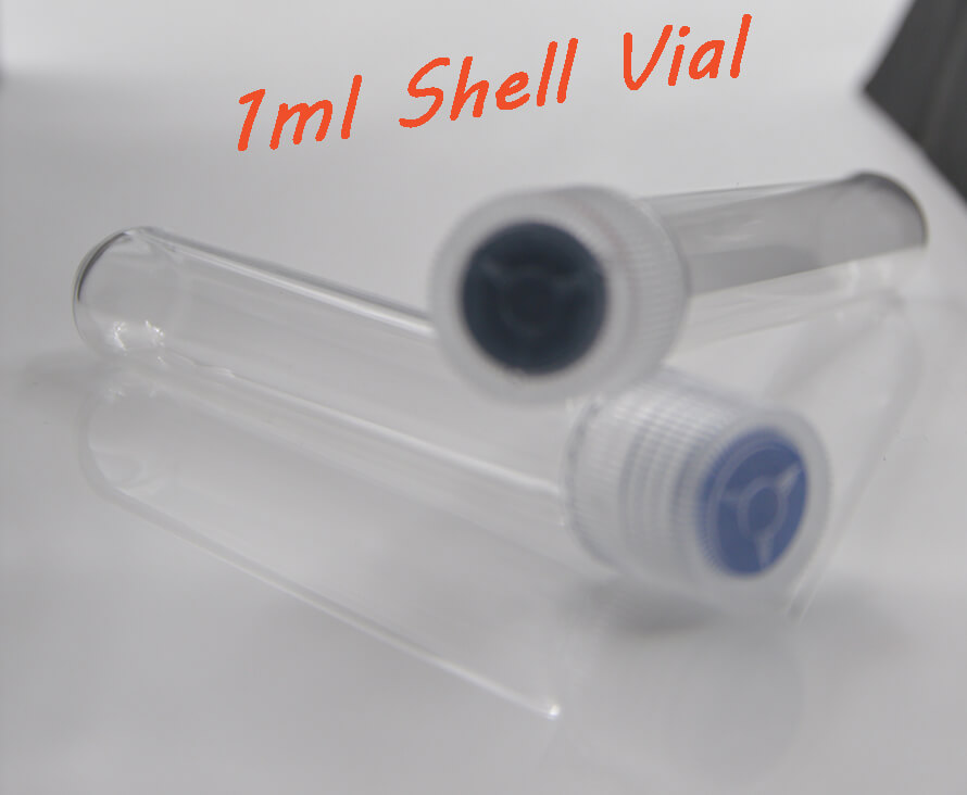 Fiala con spazio di testa da 20 ml. Fiala Shell da 1 ml all'ingrosso