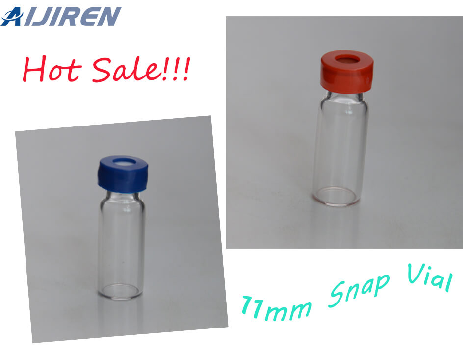 Vial con espacio de cabeza de 20 ml Vial HPLC Snap de 2 ml y 11 mm de Aijiren en stock