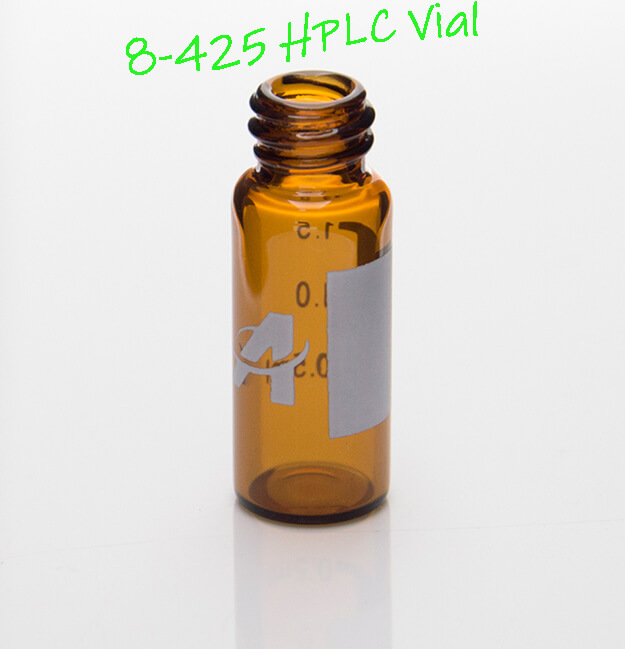 frasco de headspace de 20ml8-425 etiqueta Glass1.5m \/2ml l frasco de HPLC para amostrador automático